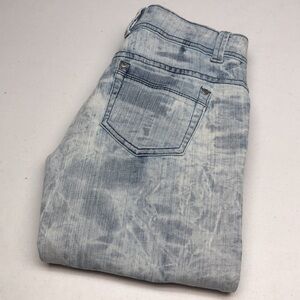 ACID WASH MONICA JEANS MID-RISE STRAIGHT LEG 5/27x30 ⭐️